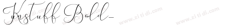Kunstuff Bold字体转换